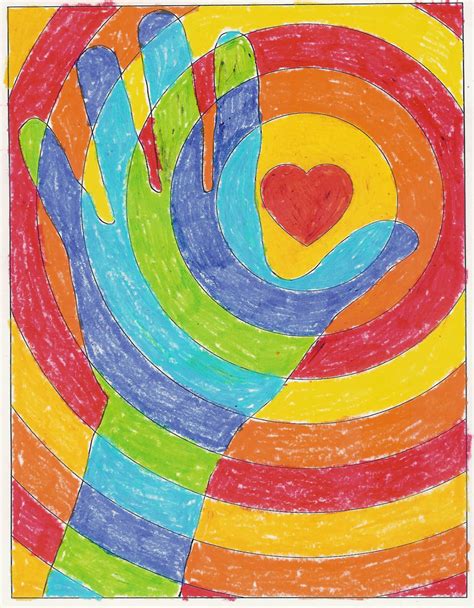 “cool Hands Warm Heart” Art Projects For Kids