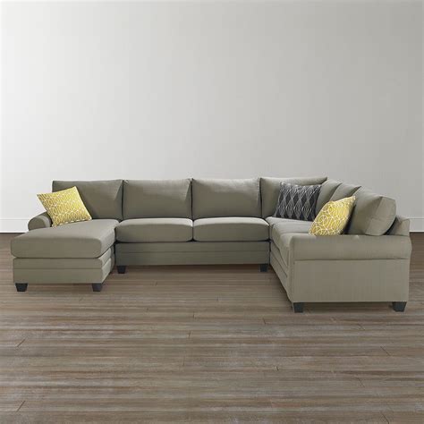 Cu2 U Shaped Sectional 3851 Usect By Bassett At Hortons Furniture
