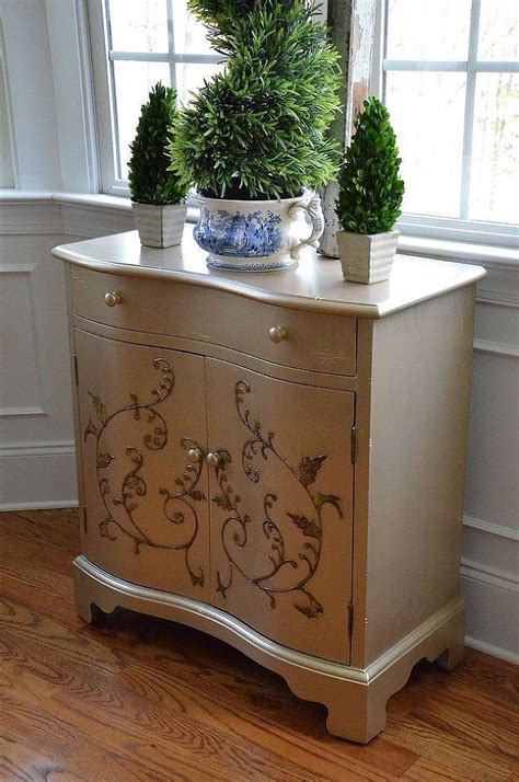 Enable accessibility shop our brands Cabinet Makeover with Martha Stewart Metallic Paint ...