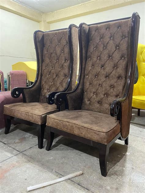 Modern Brown Sofa Chair For Home Back Style High Back At Rs 8200