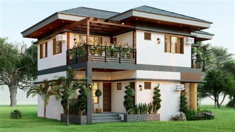 Modern Tropical House In Grey And Brown Colors Pinoy House Plans