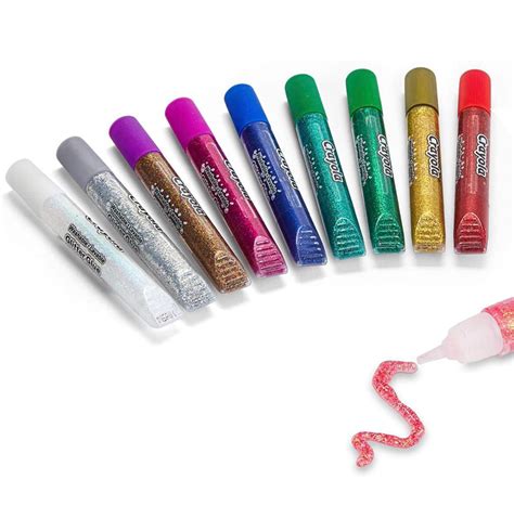 The Beautiful Crayola Washable Glitter Glue Pens