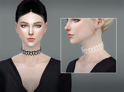 S Club Ll Ts4 Lace Collar 03 Lace Collar Lace Womens Necklaces