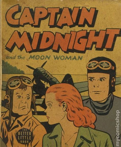 Captain Midnight And The Moon Woman 1943 Whitman BLB Comic Books
