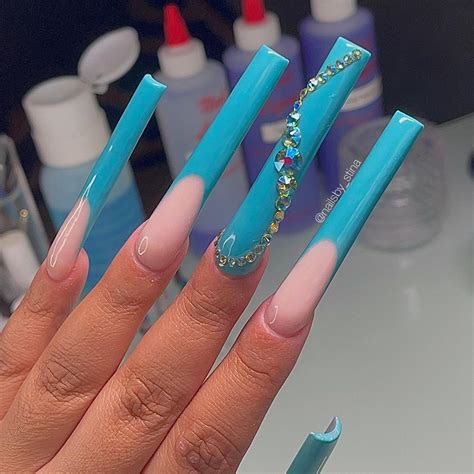 Pin By Essances 🤍 On Nails Long Square Acrylic Nails Long Acrylic