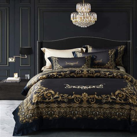 1000tc Egyptian Cotton Royal Luxury Bedding Set Blue King Queen Size