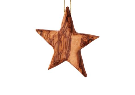 Olive Wood Hand Carved Bethlehem Star Christmas Ornament From Etsy