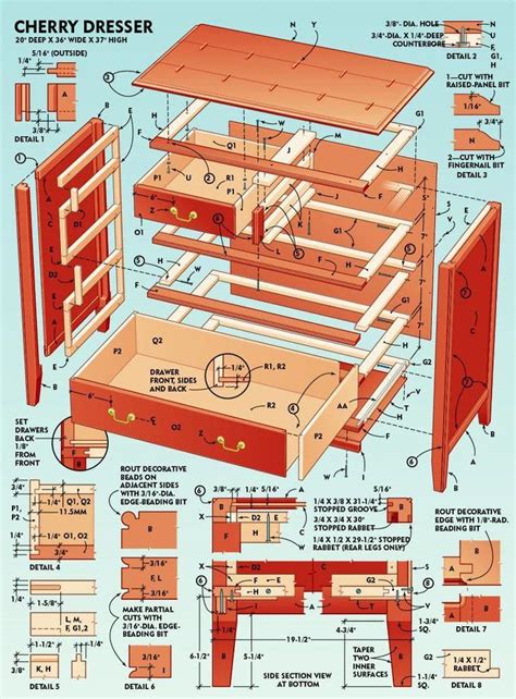 Dresser Drawer Plans How To Make A Dresser With The Right Plans