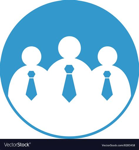 Business People Icon Royalty Free Vector Image