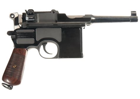 Mauser C96 Bolo Semi Automatic Pistol With Holster And Two Stock Carriers