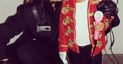 Beyonce Blue Ivy Dress As Janet Michael Jackson For Halloween 2014 Us Weekly