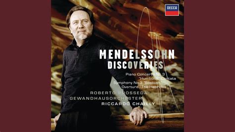 Mendelssohn Hebrides Overture Fingals Cave Op 26 Rome Version