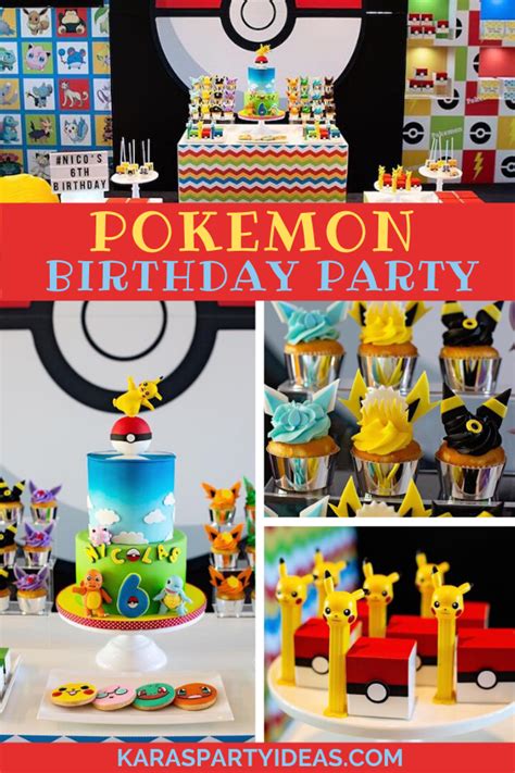Pokemon Birthday Party Decoration Ideas 21 Top Pokemon Birthday Party