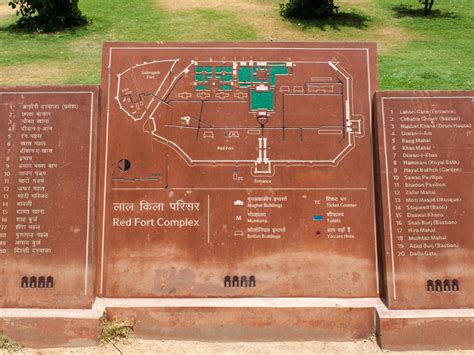 Red Fort Delhi Map