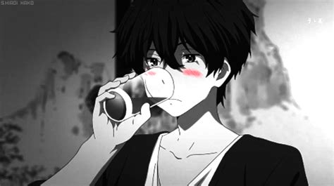 Anime Boy Blushing  Meme Image