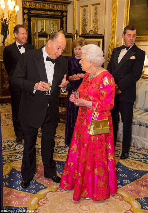 The Queen Celebrates The Aga Khans Diamond Jubilee Daily Mail Online