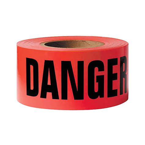 Red Danger Caution Tape 1000 Resinet Barrier Fence