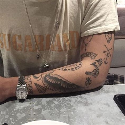 Full Arm Small Tattoo Ideas For Men Black And Grey Tattoos For Men