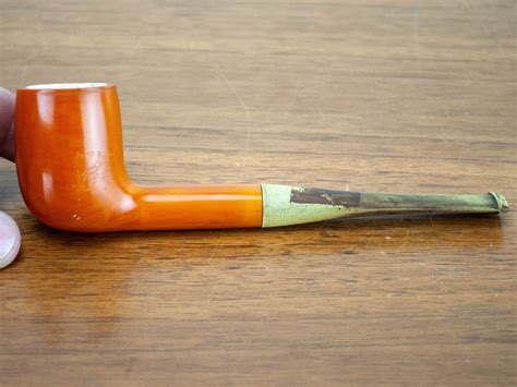 Tobacco Pipe Vintage Smoking Pipe In Wood Made In Belgium Etsy