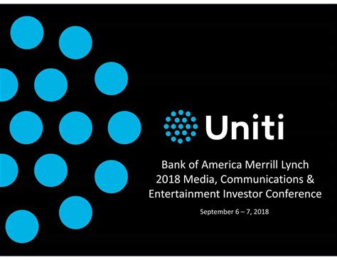Uniti Group Unit Presents At Bank Of America Merrill Lynch 2018 Media Communications