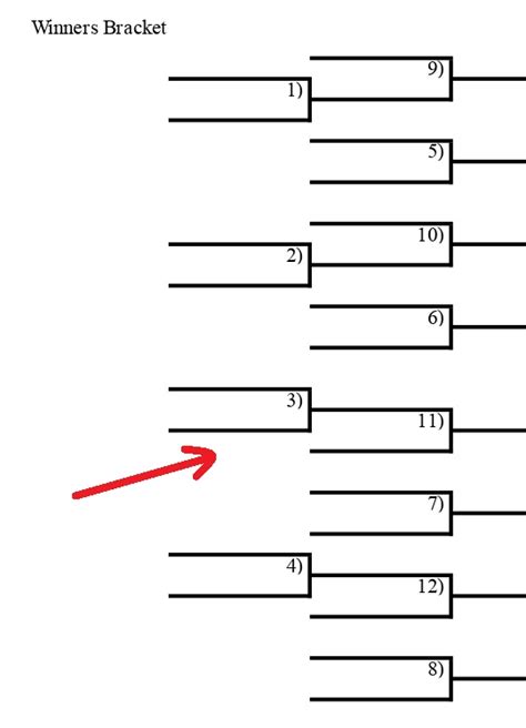 20 Team Double Elimination Brackets To Print Out Interbasket