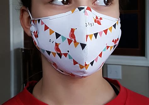 Fastest Easiest Fitted Face Mask Pattern Tutorial Completed Projects