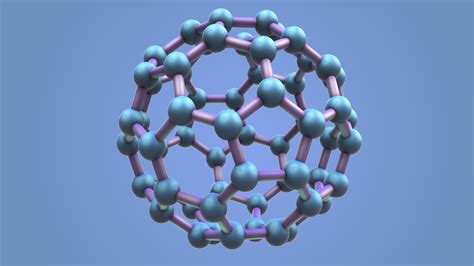 Structure En Carbone Fullerene 2 Modèle 3d 9 C4d Unknown 3ds