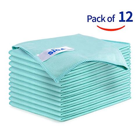 Luckiss Microfiber Kitchen Cleaning Cloths Streak Free Absorbent Quick