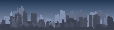 Banner City Landscape Of Silhouettes 2776724 Vector Art At Vecteezy