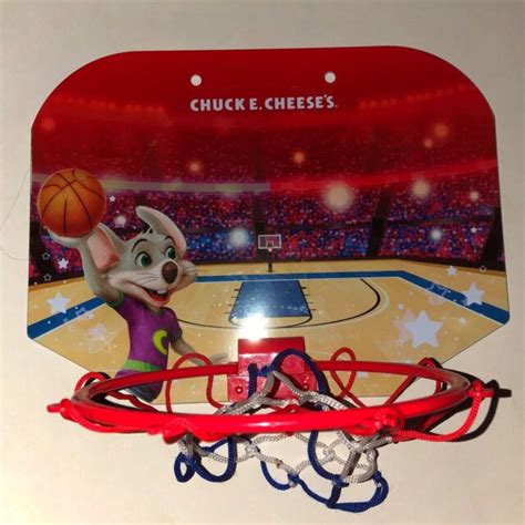 Used Brand New Condition Chuck E Cheeses Kids Mini Basketball Hoop Ebay