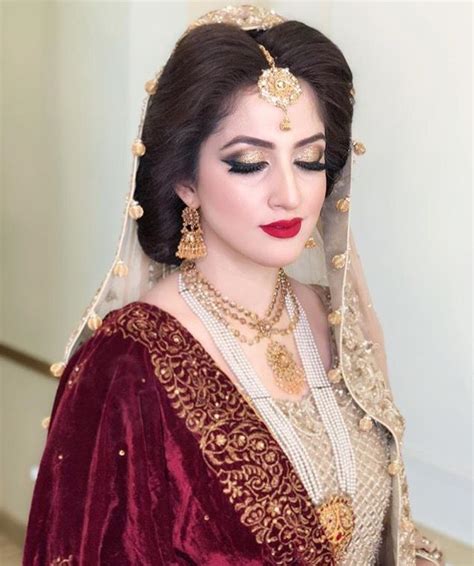 Pinterest Pawank90 Pakistani Bridal Makeup Pakistani Wedding Outfits Pakistani Bride Indian