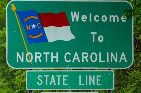 Welcome To North Carolina Sign Stock Photo Download Image Now