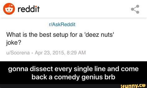 Reddit Deez Nuts Jokes Freeloljokes