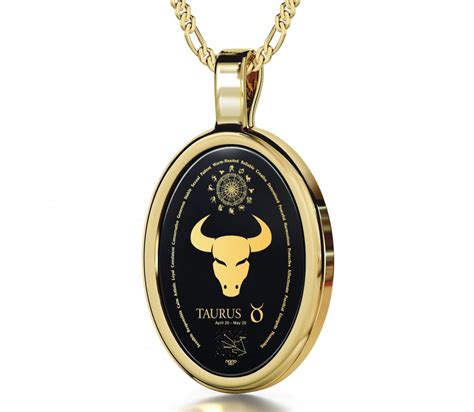 Taurus Zodiac Pendant By Nano Jewelry