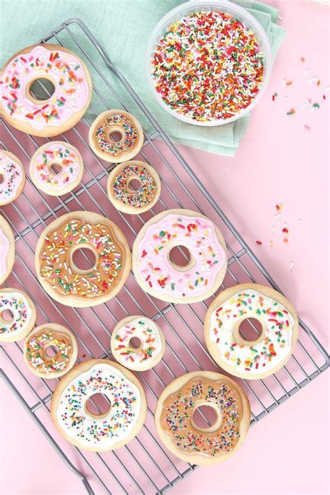Donut Cookie Diy How To Bake And Decorate Donut Cookies Keiko Lynn