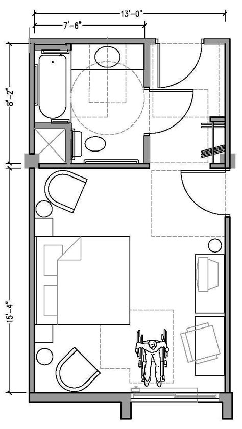 Hotel Room Floor Plans Hotel Room Floor Plan Dimensions