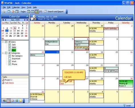 Setting boundaries is the key to keeping your calendar under control. WinPIM: Best PIM software (Personal Information Manager ...