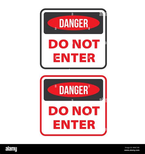 Danger Do Not Enter Sign Printable