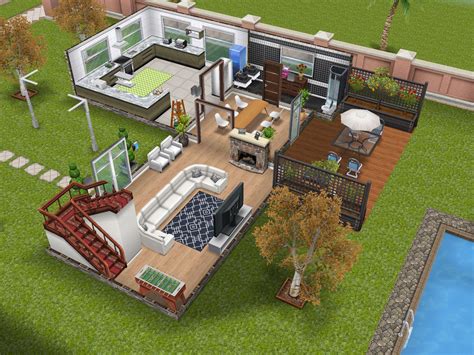 The Sims 4 дизайн домов 86 фото