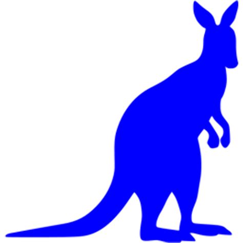 Download High Quality Kangaroo Clipart Blue Transparent Png Images