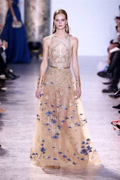 Elie Saab Couture Fashion Show Collection Spring Summer Presented During Paris Fashion
