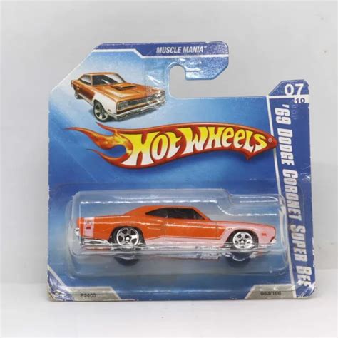 HOT WHEELS Dodge Coronet Super Bee Muscle Mania Scale Toy Model Car PicClick