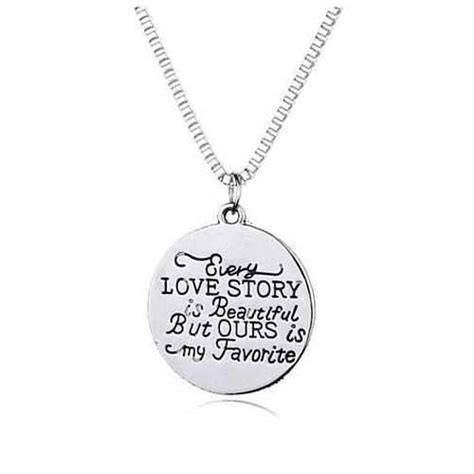 love quote pendant and chain necklace jewelry quote pendant chain necklace necklace