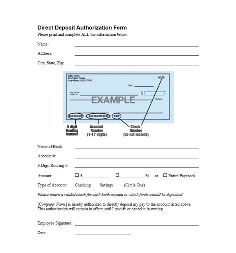 Just like authorization letters, authorization forms function the same way. 47 Direct Deposit Authorization Form Templates ...