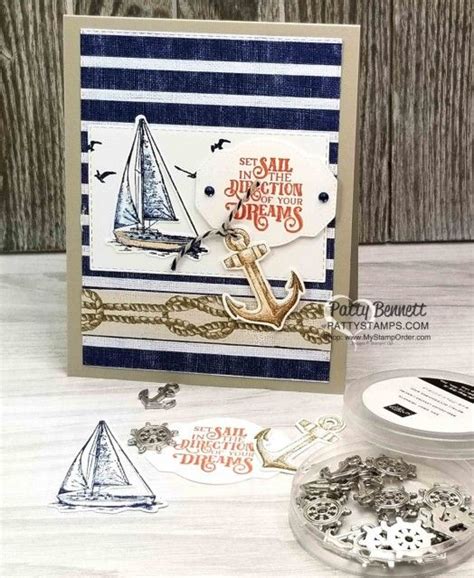 Come Sail Away Sailboat Card Idea Patty Stamps Cards Handmade