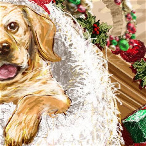 236 x 329 jpeg 16 кб. Christmas Dog Cartoon Drawing Facebook Cover - Holidays