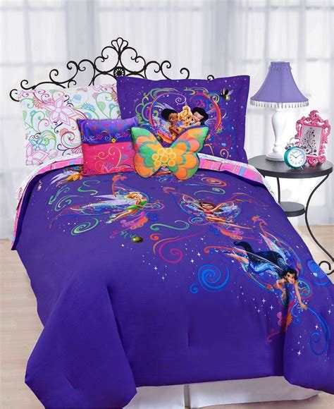 Fly away with tinker bell and bring home the magic of the disney fairies also visit tinkerbell theme bedrooms decorating at decor fairy. Disney Bedding Surreal Garden Disney Tinkerbell Comforter ...