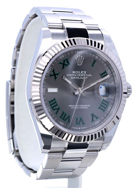 Great savings & free delivery / collection on many items. Rolex Oyster Datejust II Grey Wimbledon Roman 41 mm // NEW ...