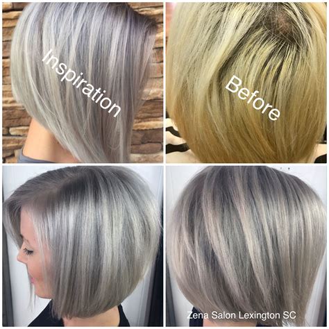 We did not find results for: Silver Hair Inverted Bob. Grey hair trend | Transition to ...