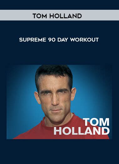 This 90 day review will cover this extreme fitness training program that can be done at home that will give you better and faster results than going to the gym. Tom Holland - Supreme 90 Day Workout | Instant Download